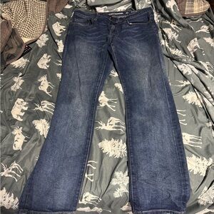 Amazon Essentials Men's Blue Jeans 34x32 Slim Dark